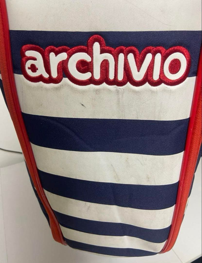 ARCHIVIO アルチビオゴルフ キャディーバッグ 星条旗 トリコロール
