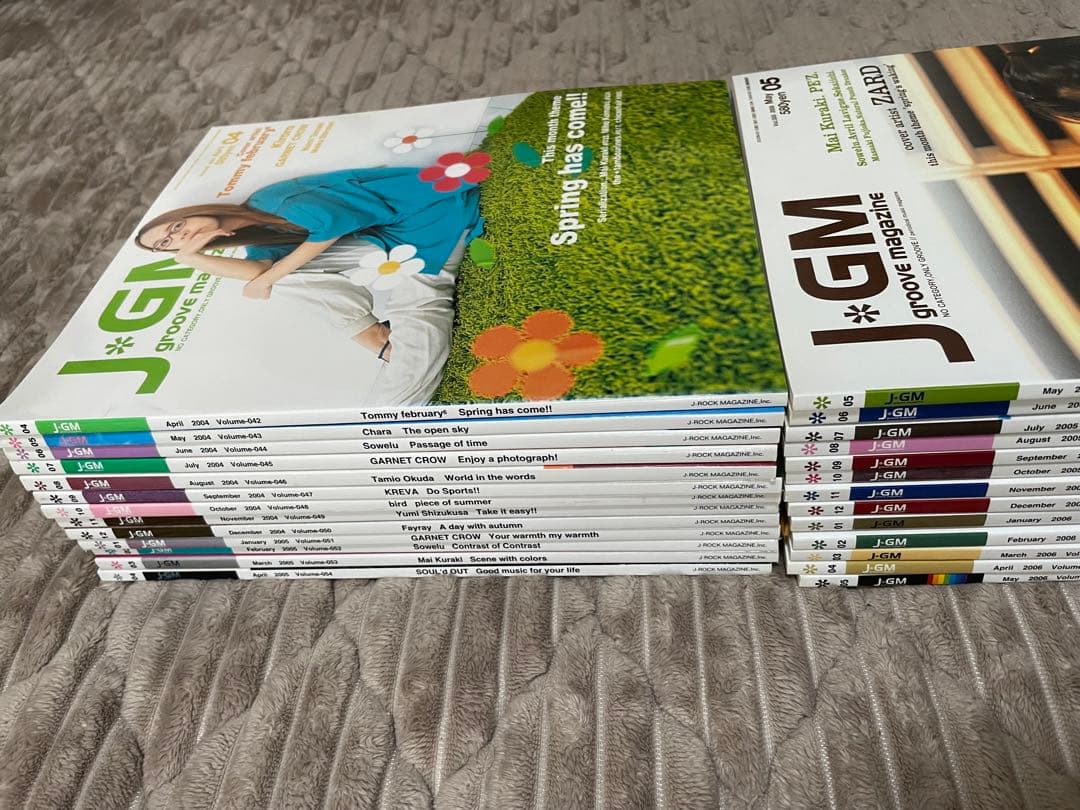 【雑誌】J＊GM　J groove magazine 8号～67号 60冊セット