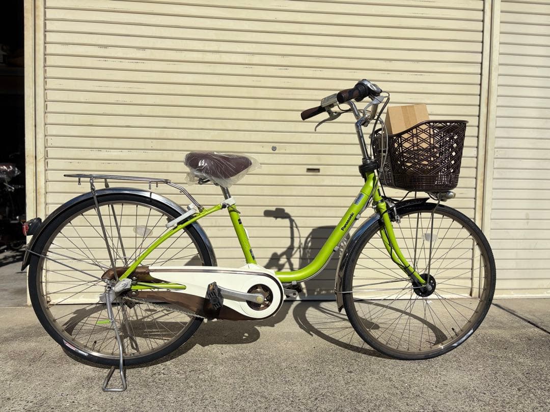 中古Panasonic電動アシスト自転車　8.9Ah新品バッテリー　大阪