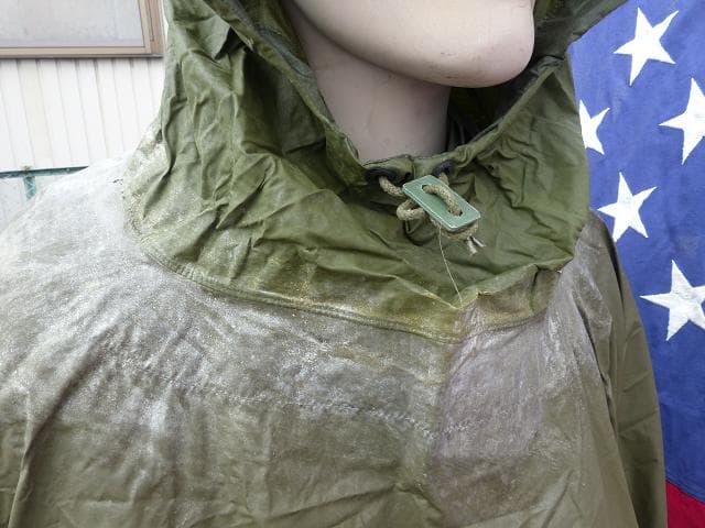 レア！ 1984” 米軍実物 OD ポンチョ リップストップ　 43