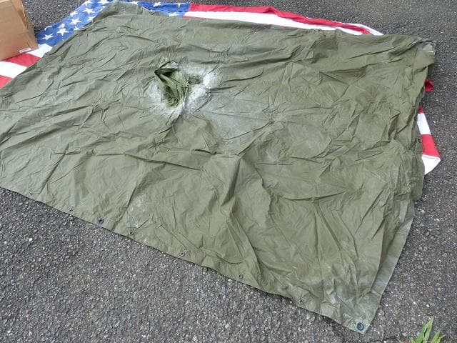 レア！ 1984” 米軍実物 OD ポンチョ リップストップ　 43