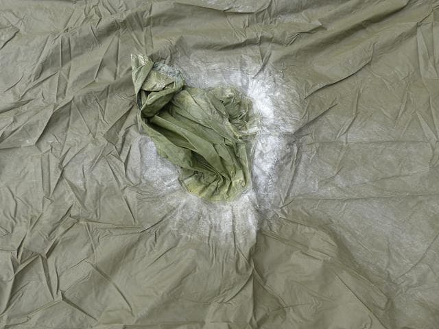 レア！ 1984” 米軍実物 OD ポンチョ リップストップ　 43