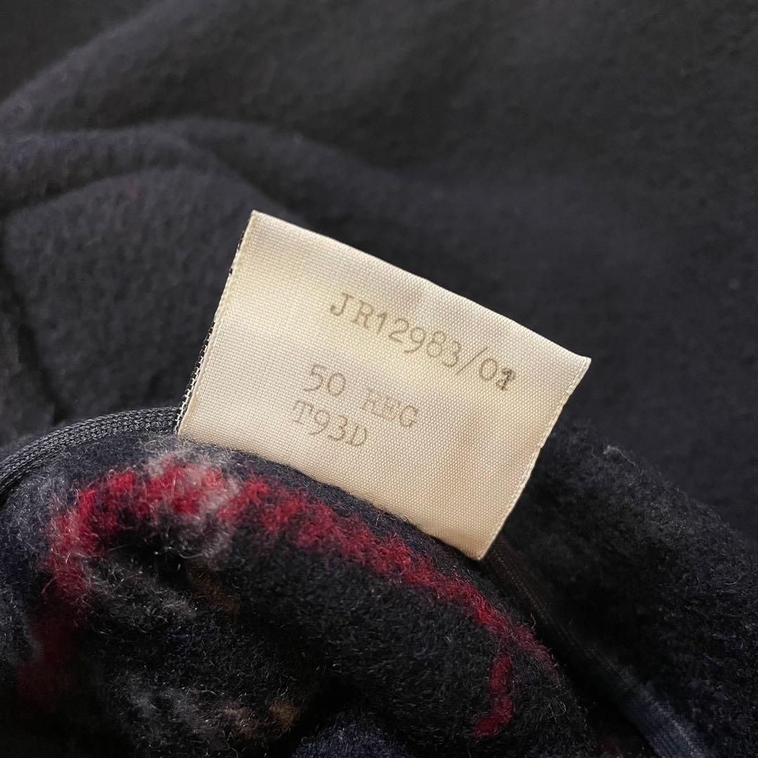 BURBERRYS ダッフルコート ネイビー ノバチェック ウール 英国製