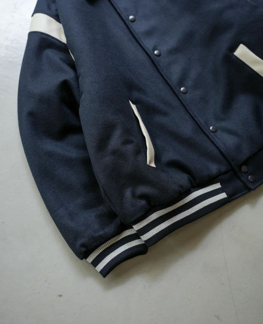 BONBON/BLUETOWN ウールスタジアムジャケット B5017