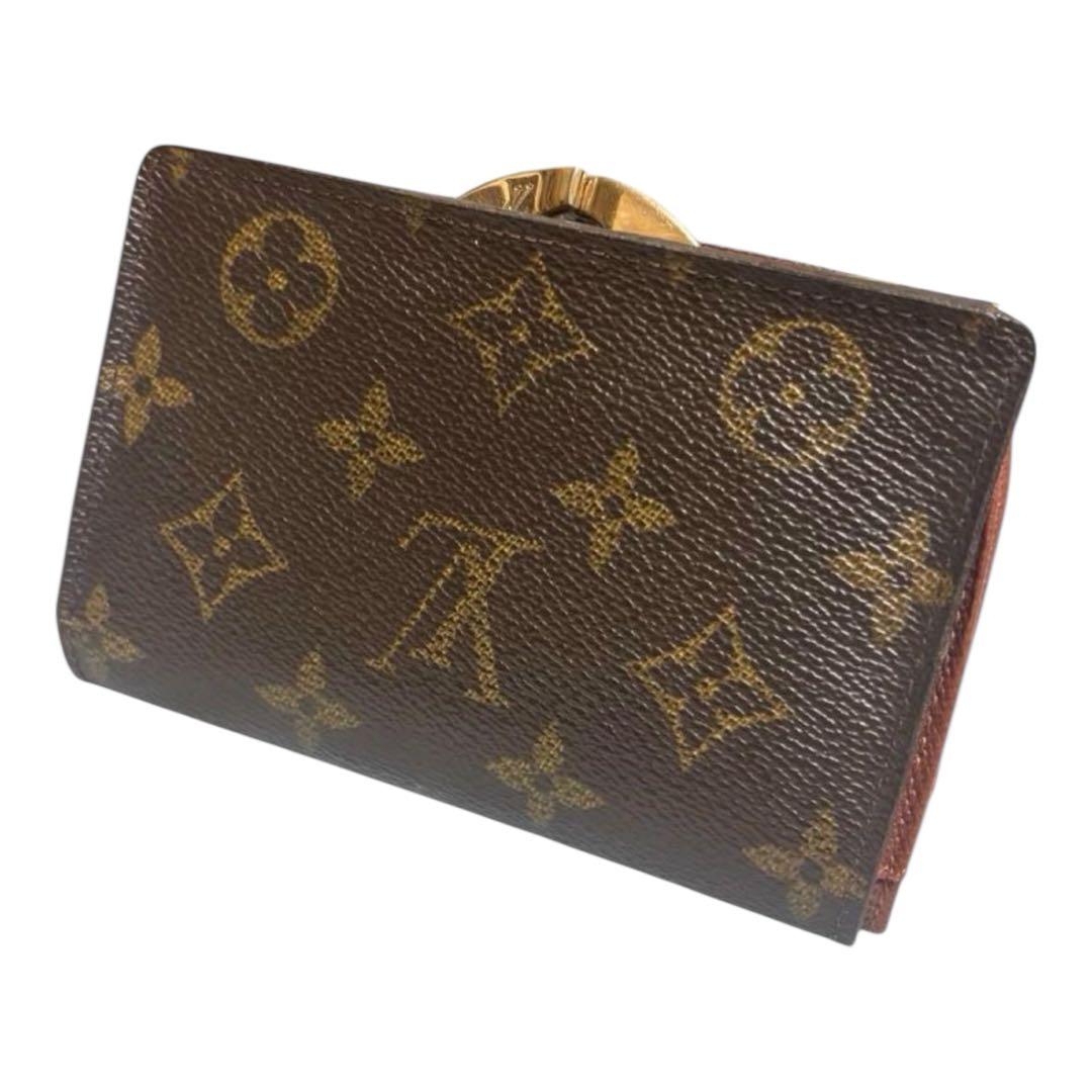 ルイヴィトン　折り財布　ポルトフォイユビエヴィエノワ　モノグラム　がま口　PVC