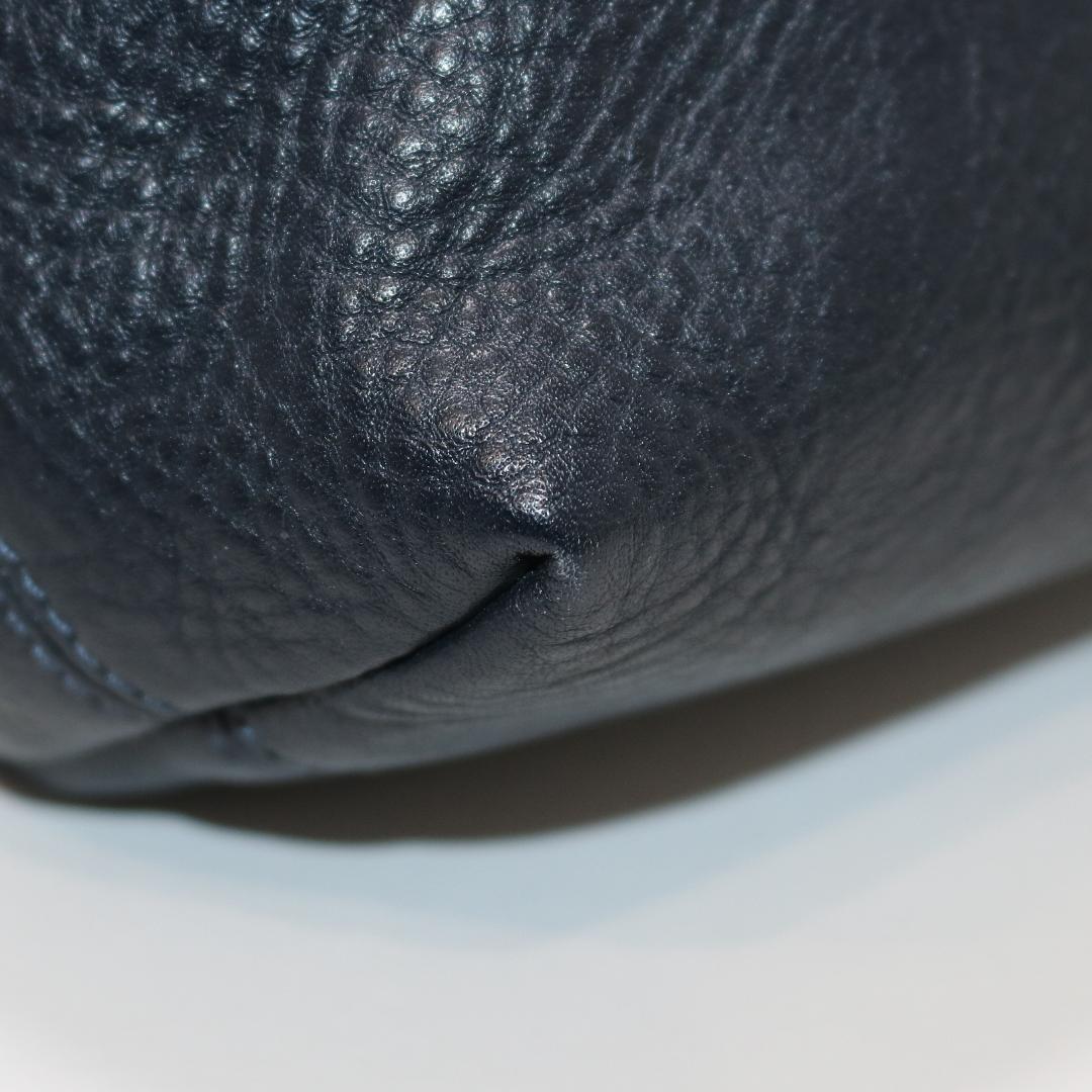 【美品】ヒロフ ヴィータ 2wayバッグ ショルダーバッグ S ダークブルー