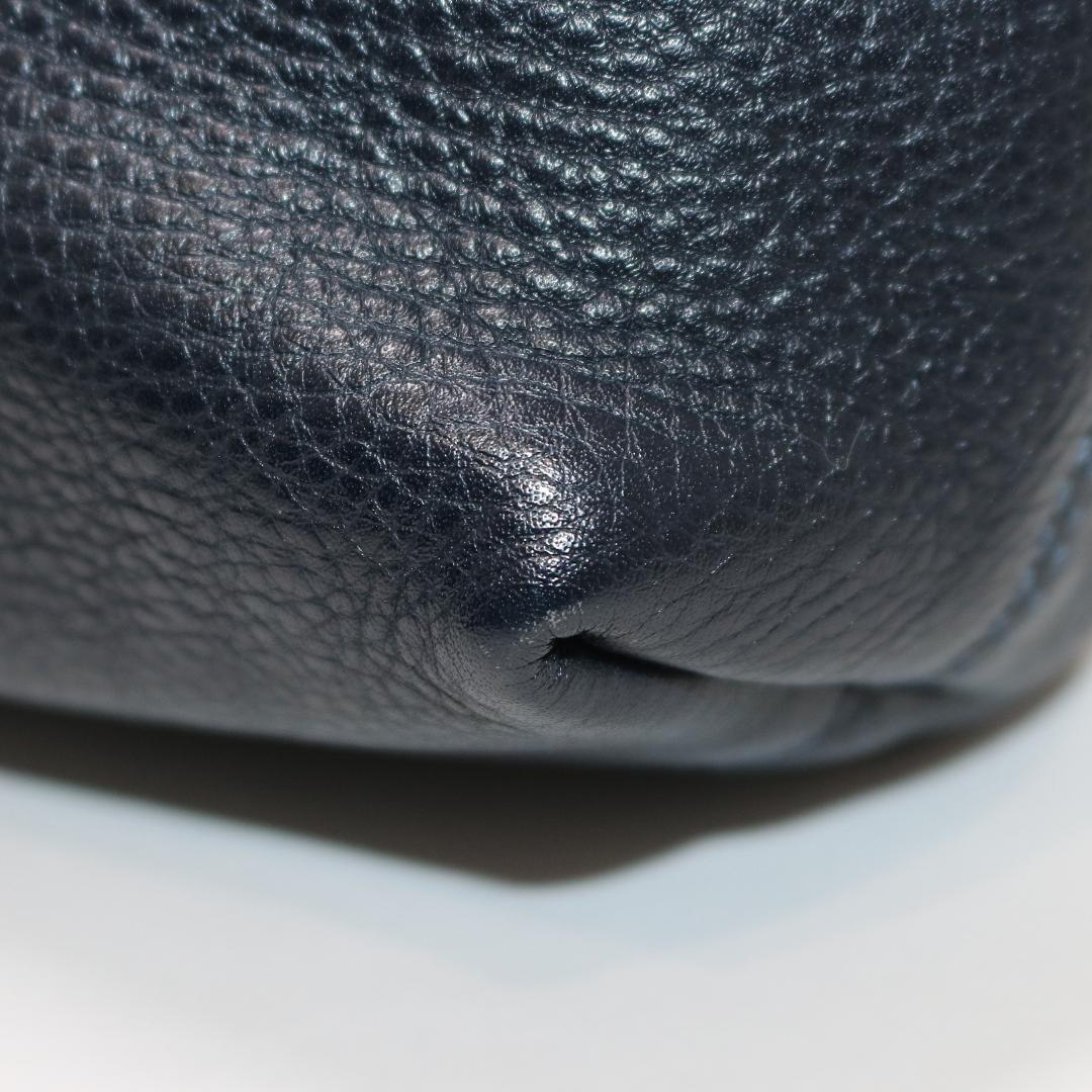 【美品】ヒロフ ヴィータ 2wayバッグ ショルダーバッグ S ダークブルー