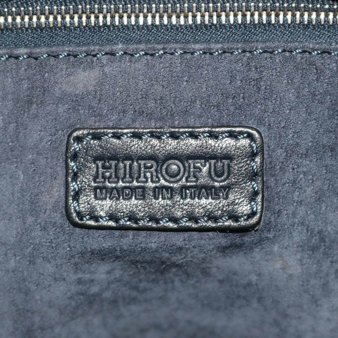 【美品】ヒロフ ヴィータ 2wayバッグ ショルダーバッグ S ダークブルー