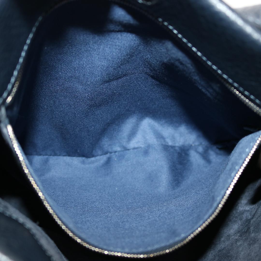 【美品】ヒロフ ヴィータ 2wayバッグ ショルダーバッグ S ダークブルー