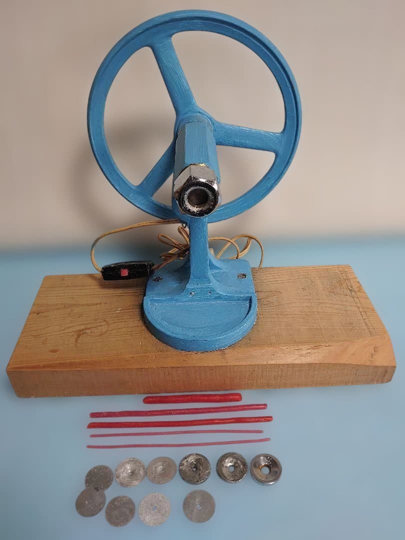 デンタルワックススプルー線製造機器青い回転ホイール機械装