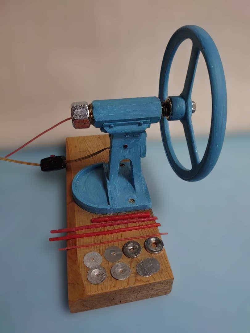 デンタルワックススプルー線製造機器青い回転ホイール機械装