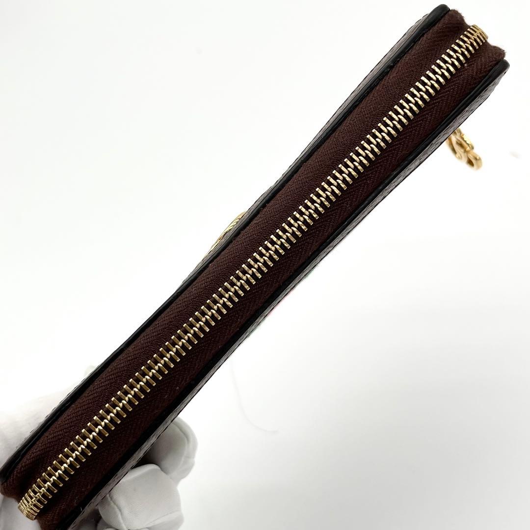 【極美品】グッチ　長財布　オフィディア　マーモント　シェリーライン　523154