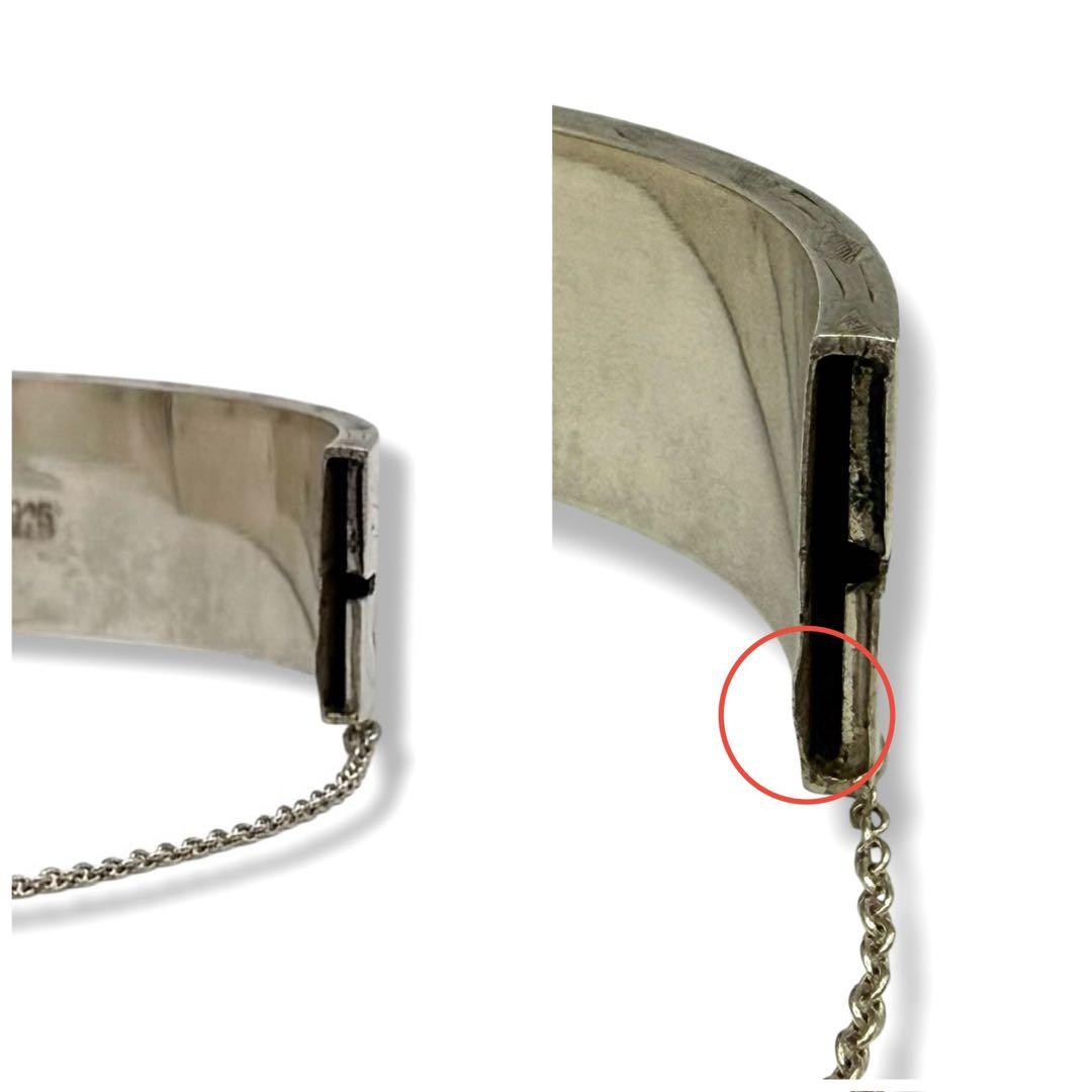 agete バングル silver925 LOVE & PEACE