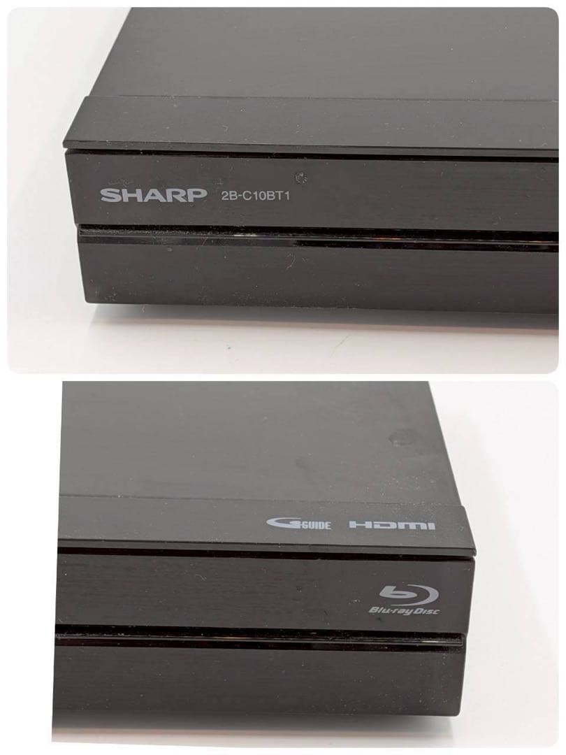 SHARP AQUOS 2B-C10BT1 1TB ブルーレイレコーダー20年製