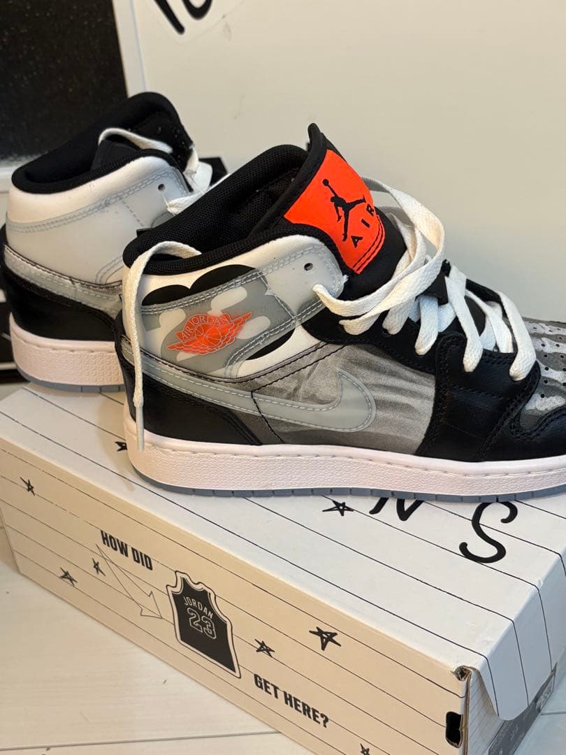 AIR JORDAN 1 MID SS X-RAY ナイキ 22.5cm