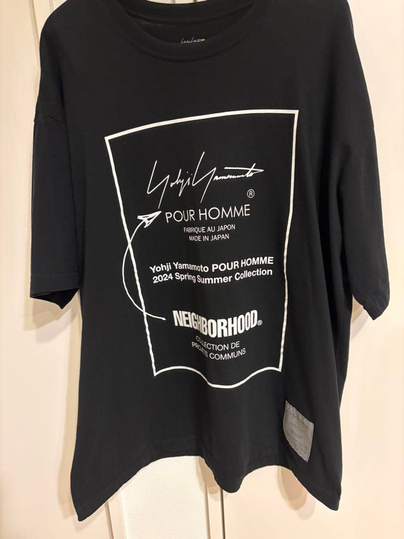 激安最終値下げ‼️美品‼️ヨウジヤマモト×ネイバーフッドコラボTシャツ