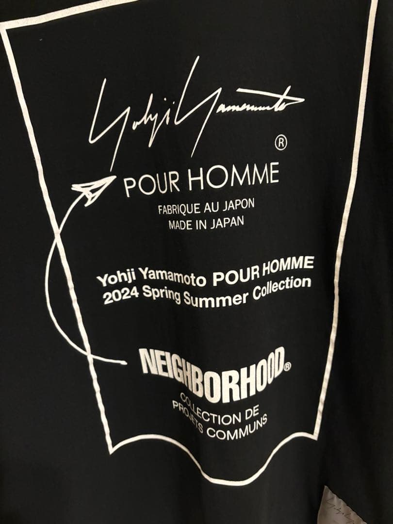 激安最終値下げ‼️美品‼️ヨウジヤマモト×ネイバーフッドコラボTシャツ