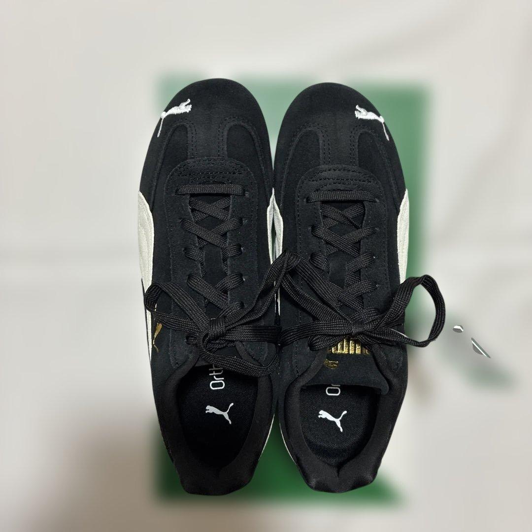 新品未使用/puma/SPEED CAT OG/ブラック/24cm