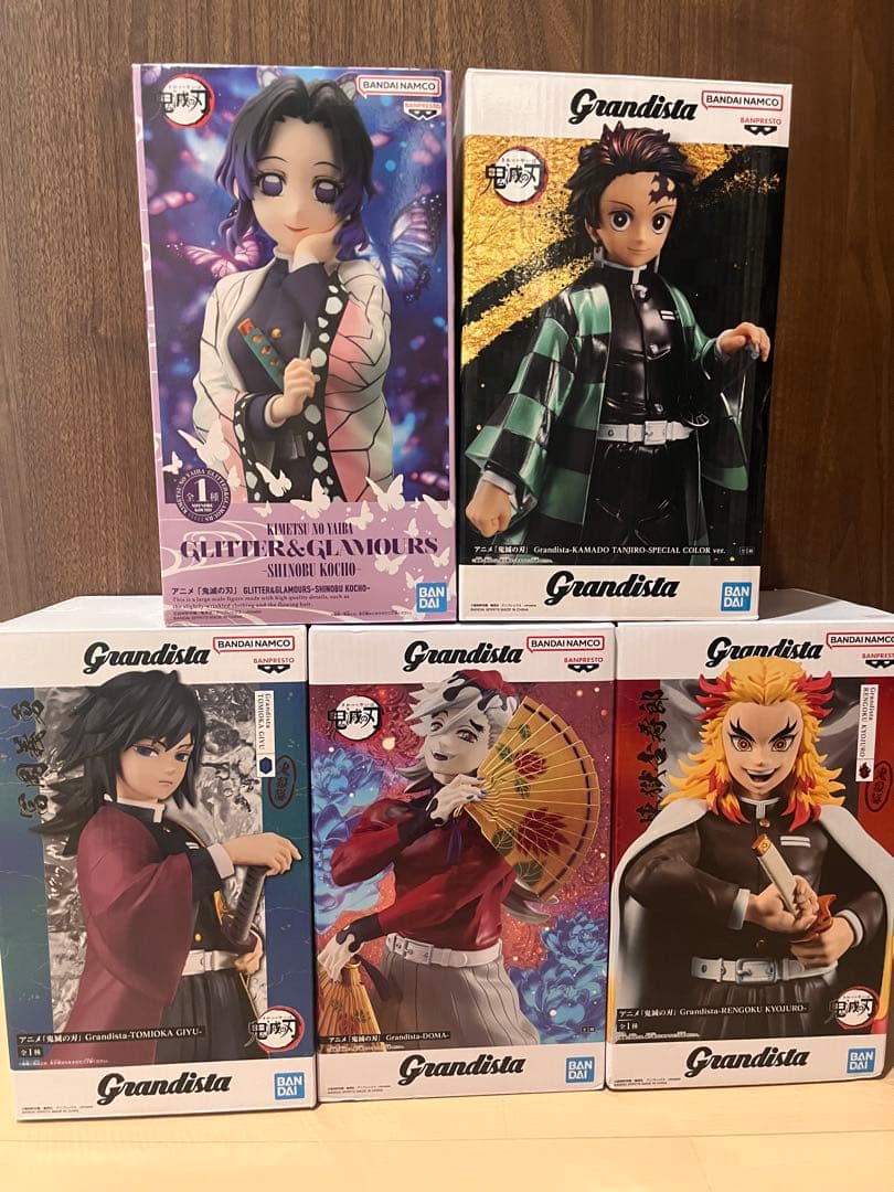 鬼滅の刃　プライズフィギュア　5体　まとめ売り　グランディスタなど