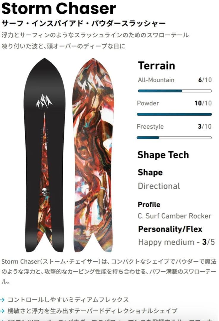 新品 JONES ジョーンズ STORM CHASER ストームチェイサー