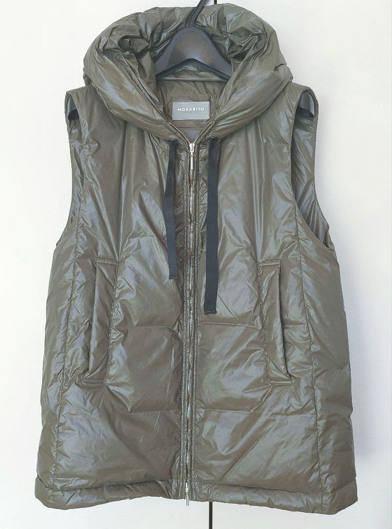 MORABITO　PREMIER フード付きダウンベスト 38