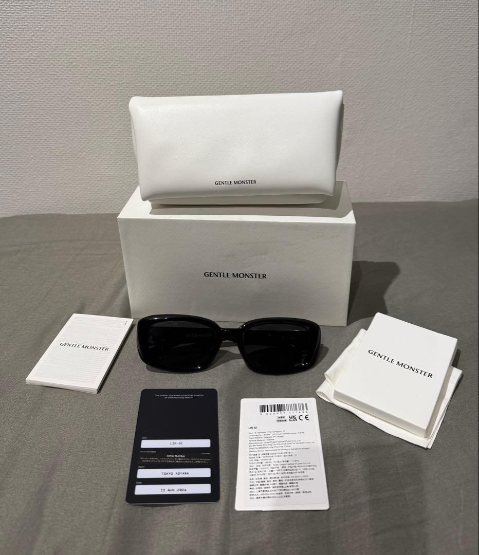 GENTLE MONSTER LIN-01 ブラック サングラス