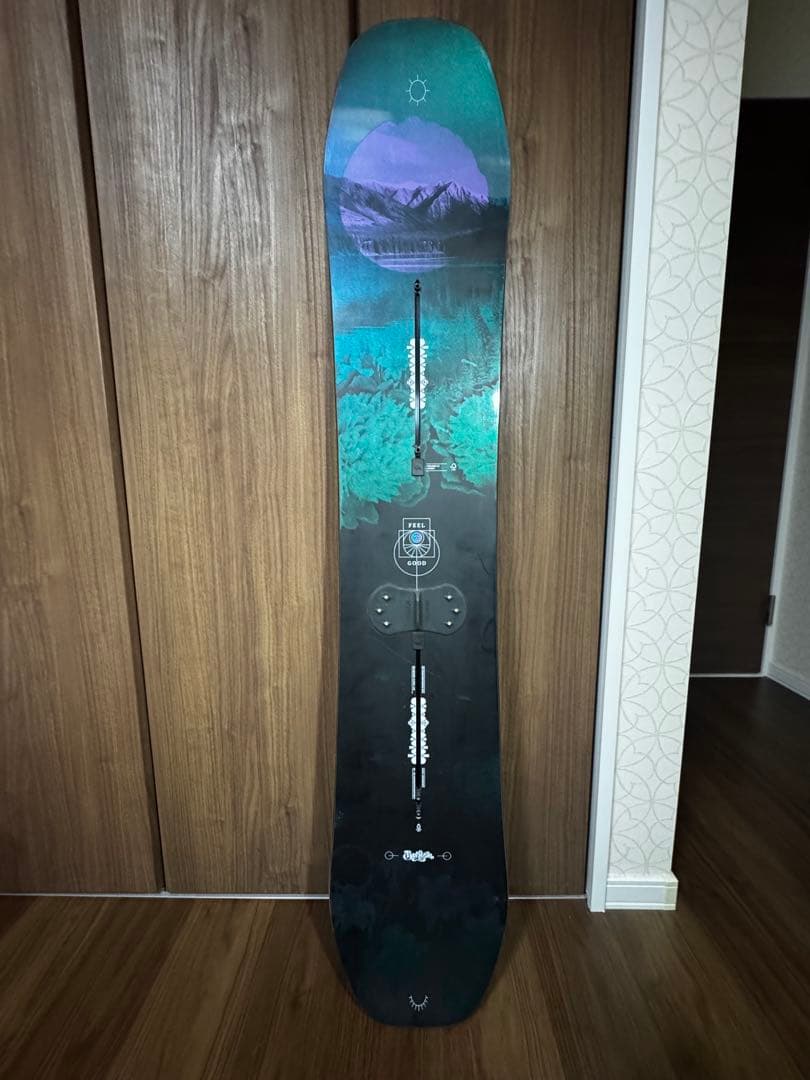 【新品未使用】Burton FEELGOOD 142cmスノーボード キャンバー
