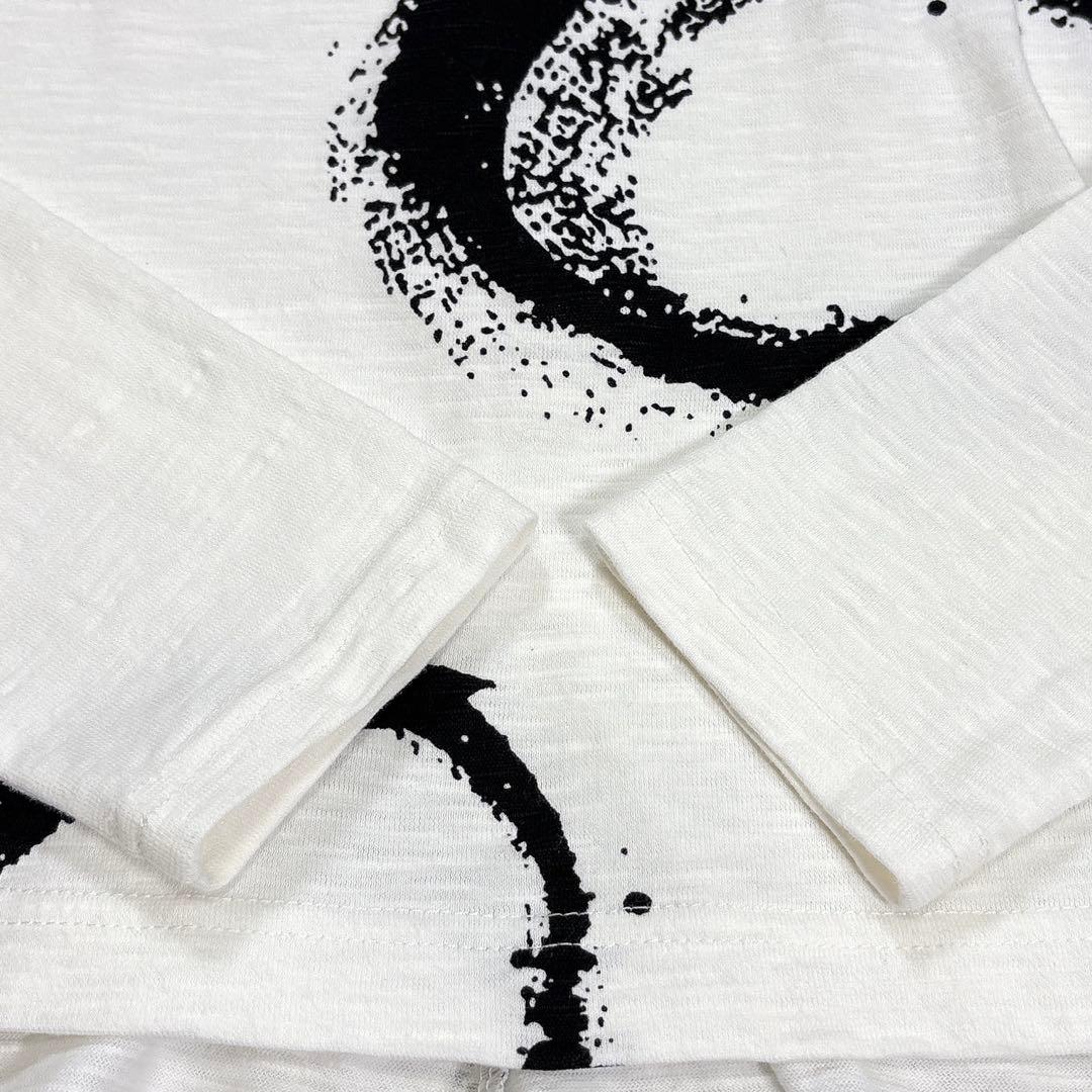 美品✨m_mefu　芽風　センソユニコ　カットソー　変形　サークル　アート　40