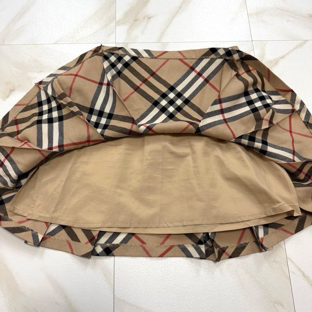 美品✨バーバリー ブルーレーベル ノバチェック プリーツ スカート 36