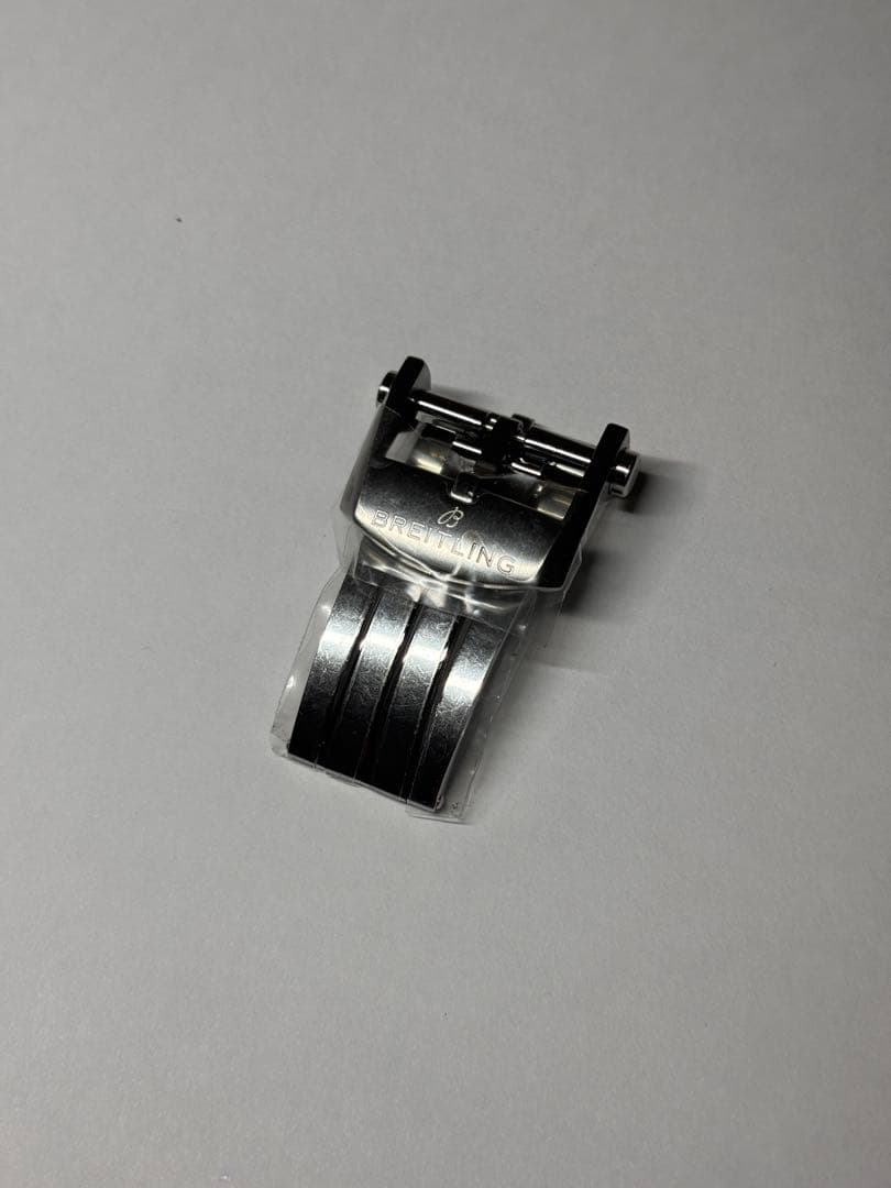 【未使用】ブライトリング純正 ブラックアリゲーターストラップ&Dバックル