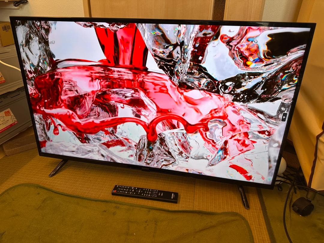 アイリスオーヤマ　IRISOHYAMA　4k対応　テレビ　43UB10PB　綺麗