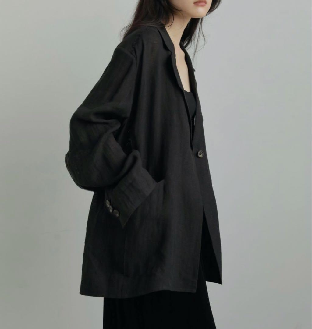 anukeリネンシアージャケット新作