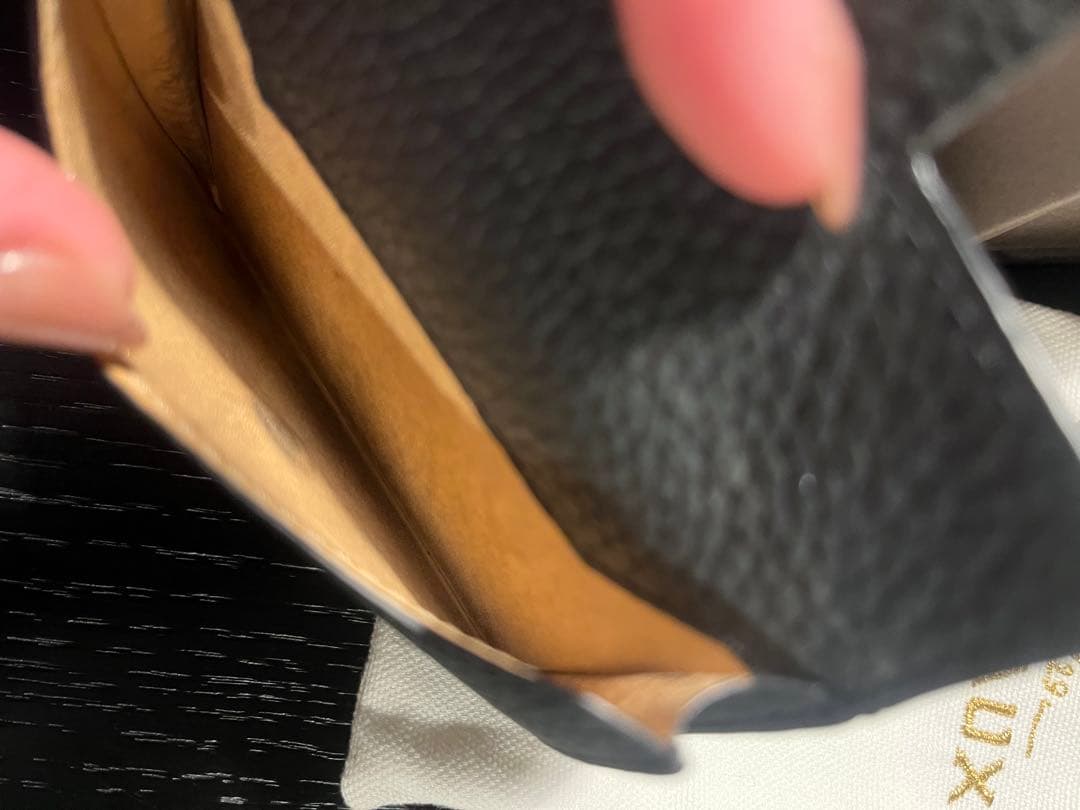 美品！DELVAUX プレッセトライフォールドウォレットミニ財布　三つ折り財布