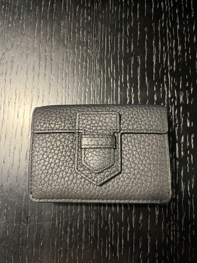 美品！DELVAUX プレッセトライフォールドウォレットミニ財布　三つ折り財布