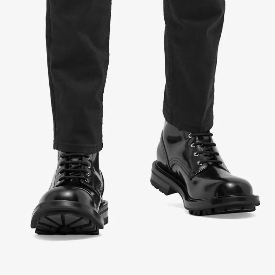 Alexander McQueen Leather Boots 43 コンバット