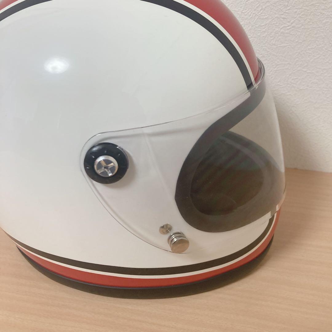 希少 山城 ニューレトロフルフェイス　CBX赤白カラー