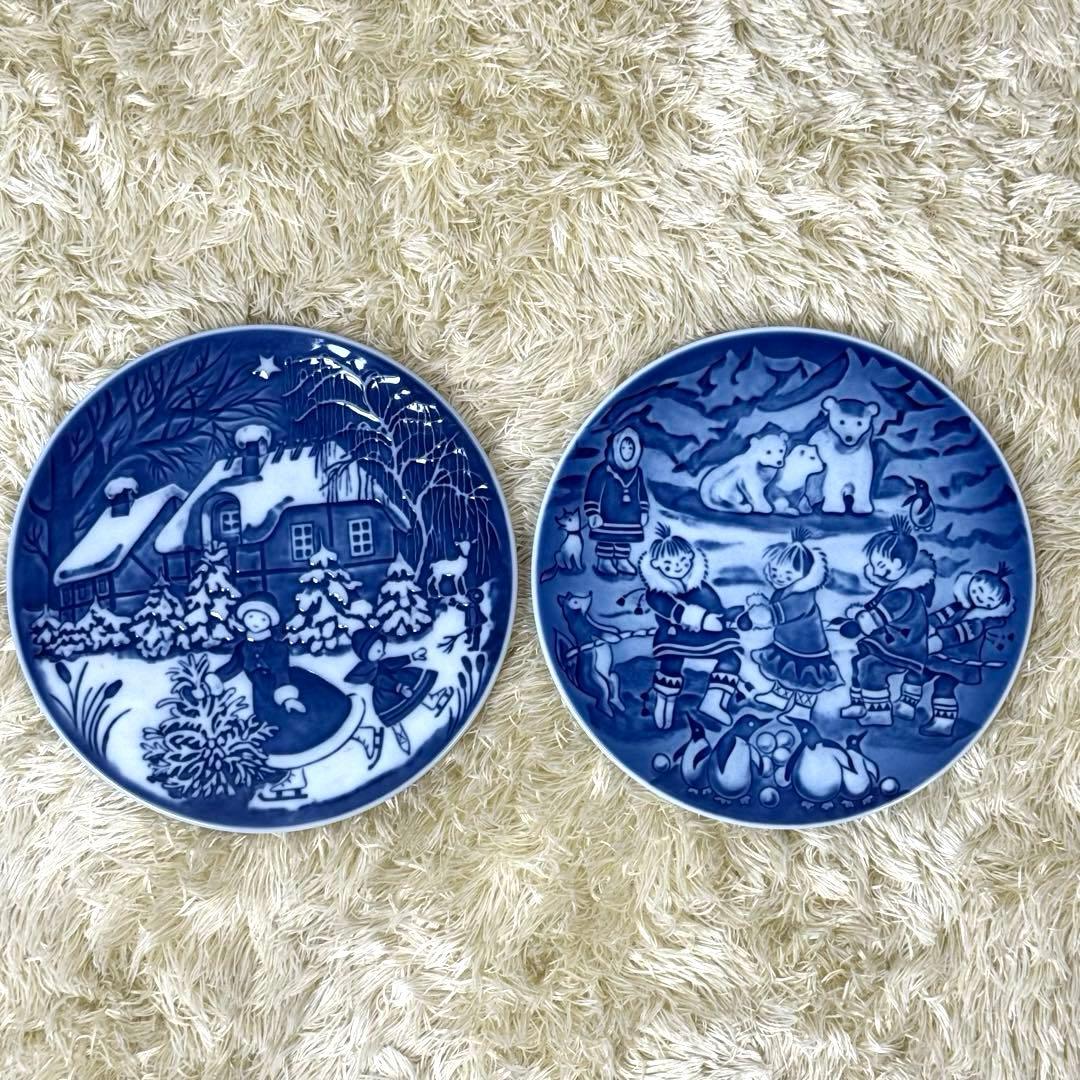 【美品9枚】ロイヤルコペンハーゲン　イヤープレート