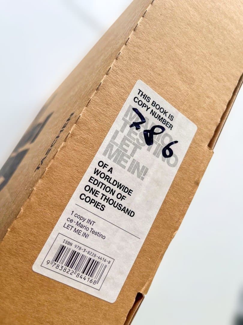 アート・デザイン・音楽 Mario Testino Let Me In Limited Edition