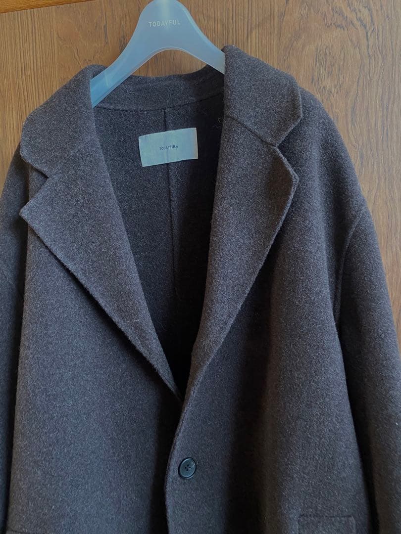TODAYFUL Wool Over Coat/ウールオーバーコート　38