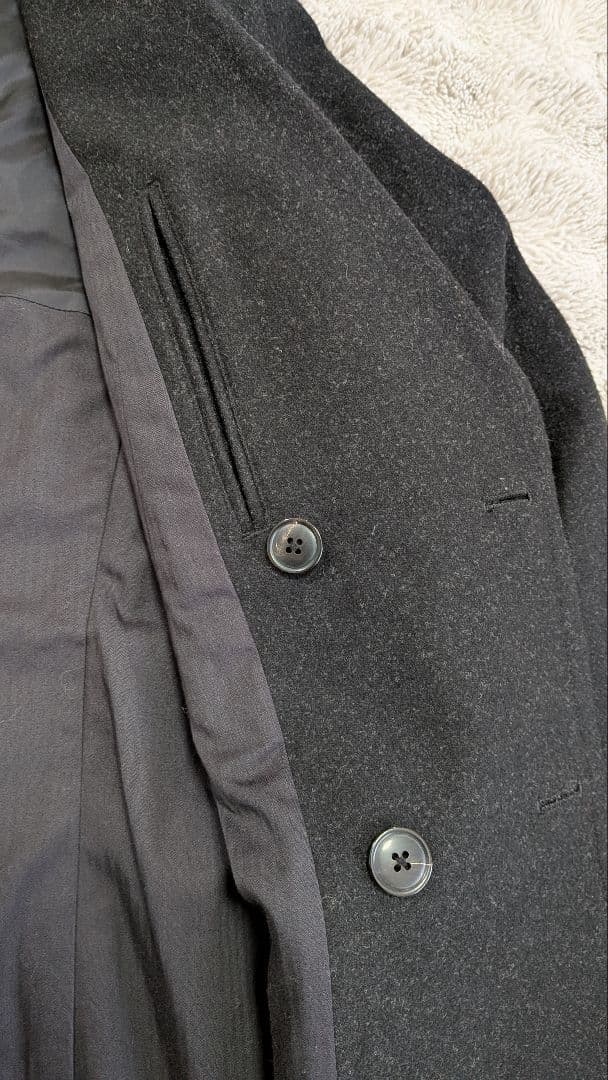 が*く様 【美品】ユニクロ　＋J　ウール　チェスターコート　ブラック L ジルサ