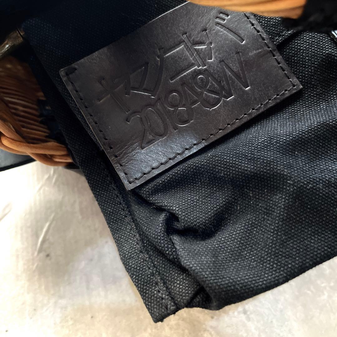 完売　18aw ヤマノコトバebagos エバゴス　オイルショルダー　カゴバッグ