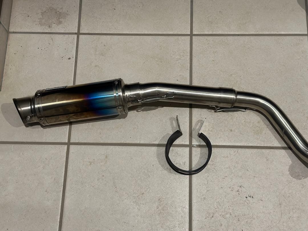 LCI PARTS ステンレスマフラー ブルーグラデーション