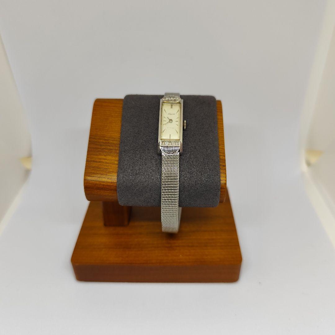 て*る様 レディーセイコー 手巻き時計 14K WG