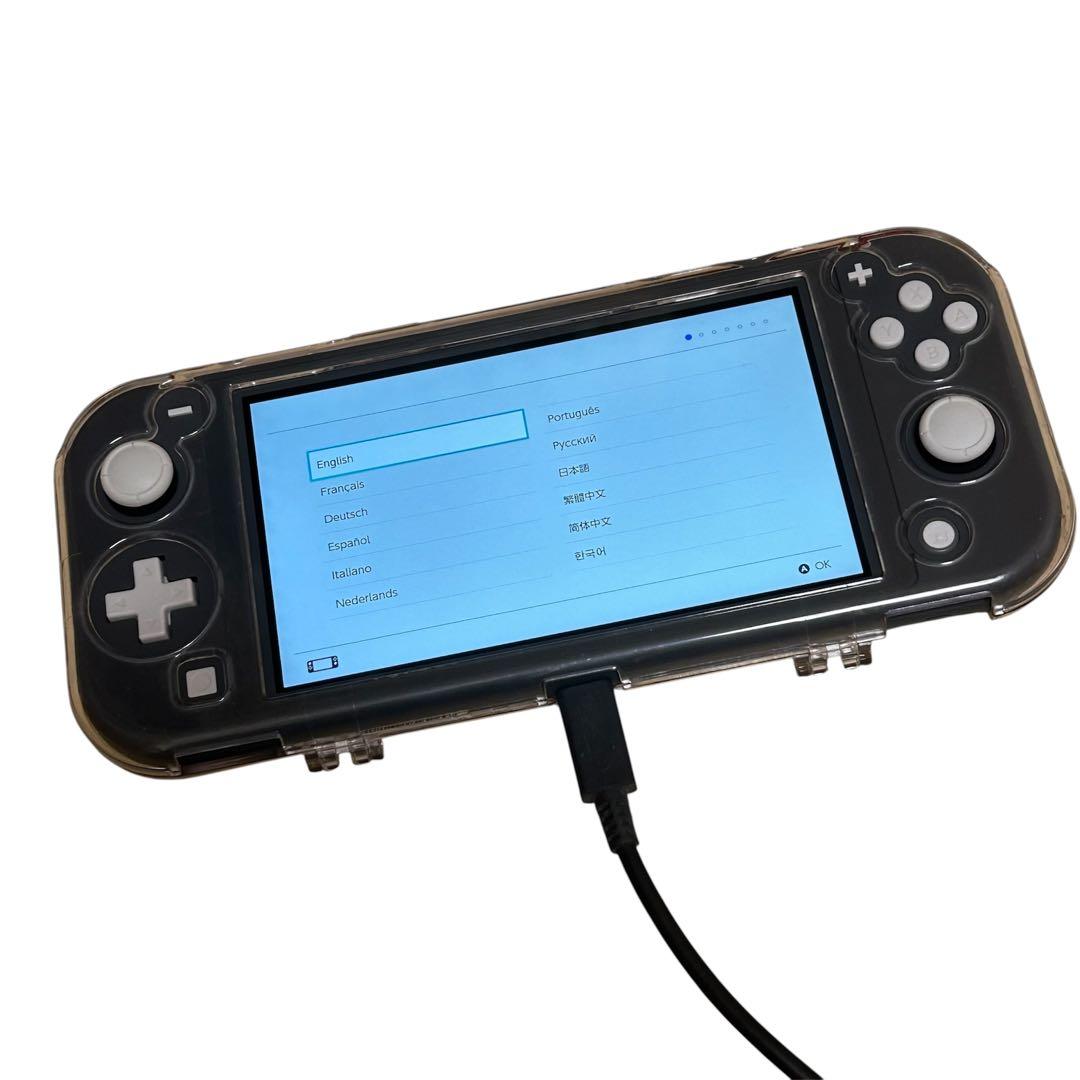 NintendoSwitchLite本体/グレー/スイッチライト/ACアダプター