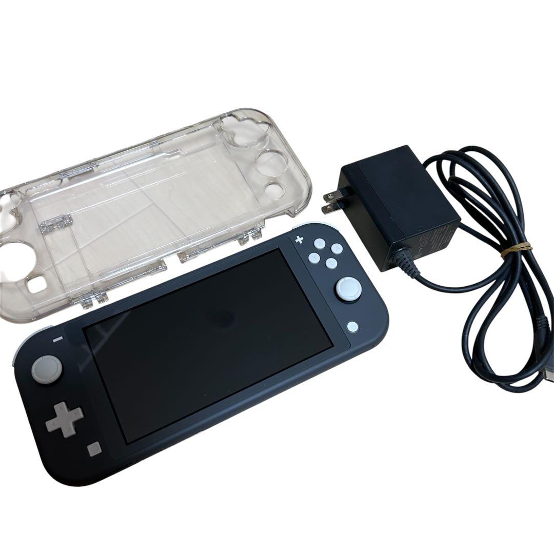 NintendoSwitchLite本体/グレー/スイッチライト/ACアダプター