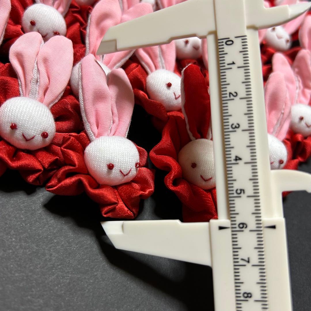 ハンドメイド雑貨【うさぎ顔パーツ】40個