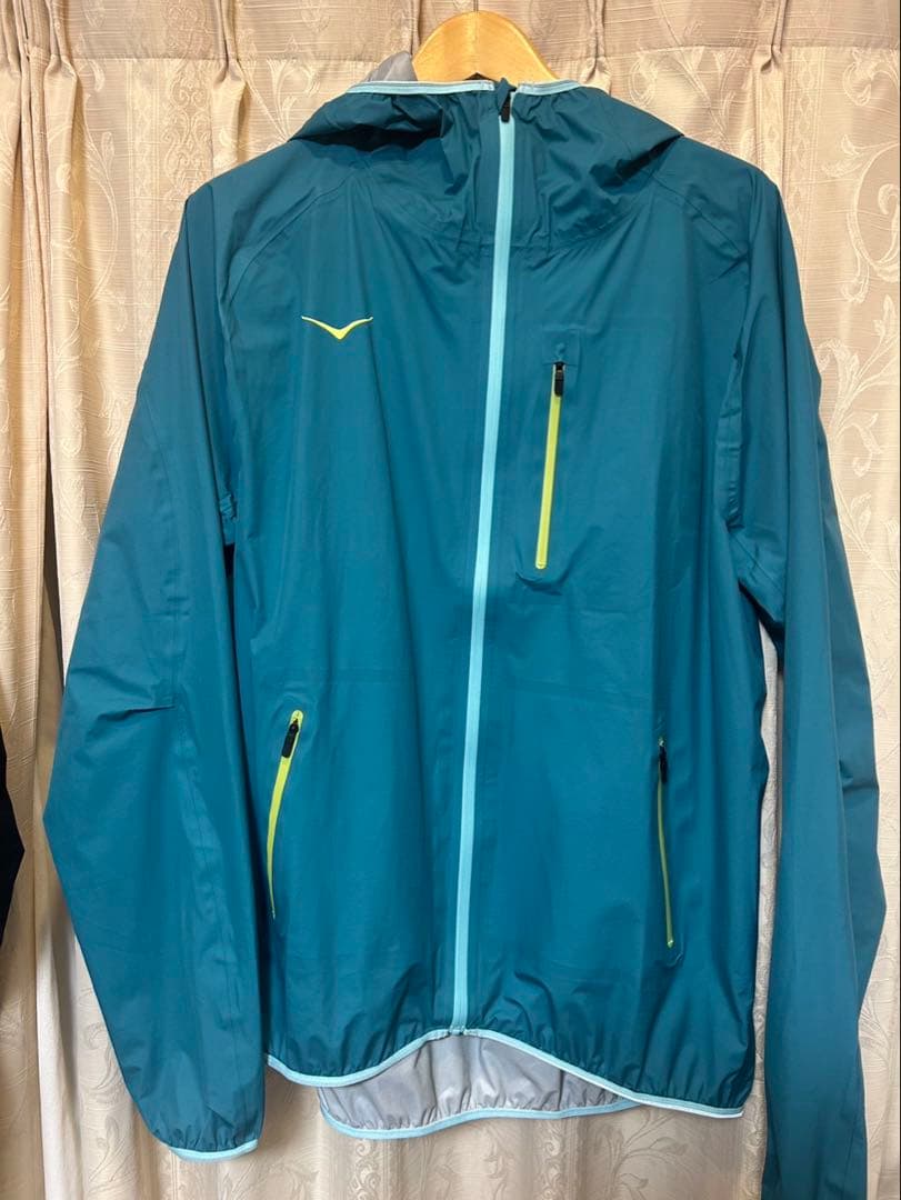 HOKA Tecksy Waterproof Jacket ブルー系 L
