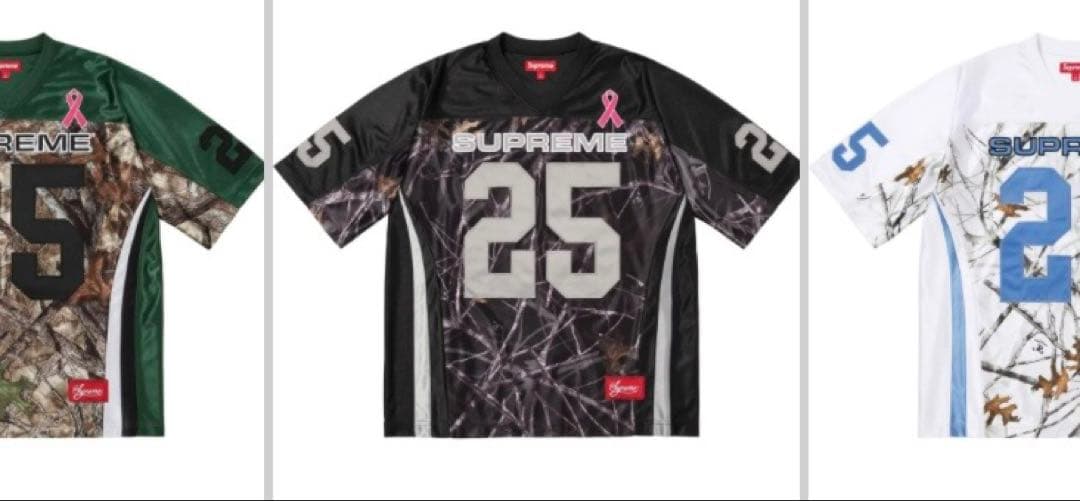 Supreme フットボールシャツ