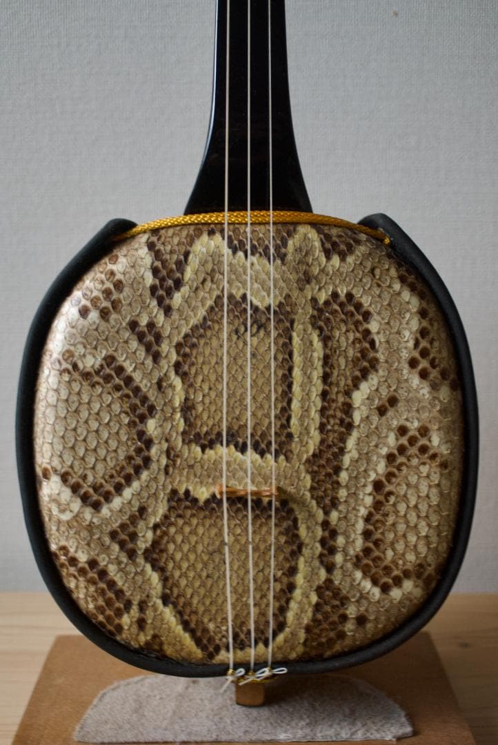 三線　沖縄　本皮強化張り ソフトケース付　初心者　三味線　送料込み