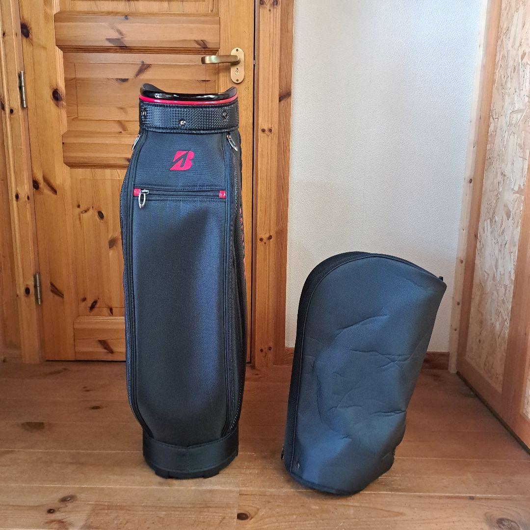 TOUR B キャディバッグ ブラック/レッドおまけ付き